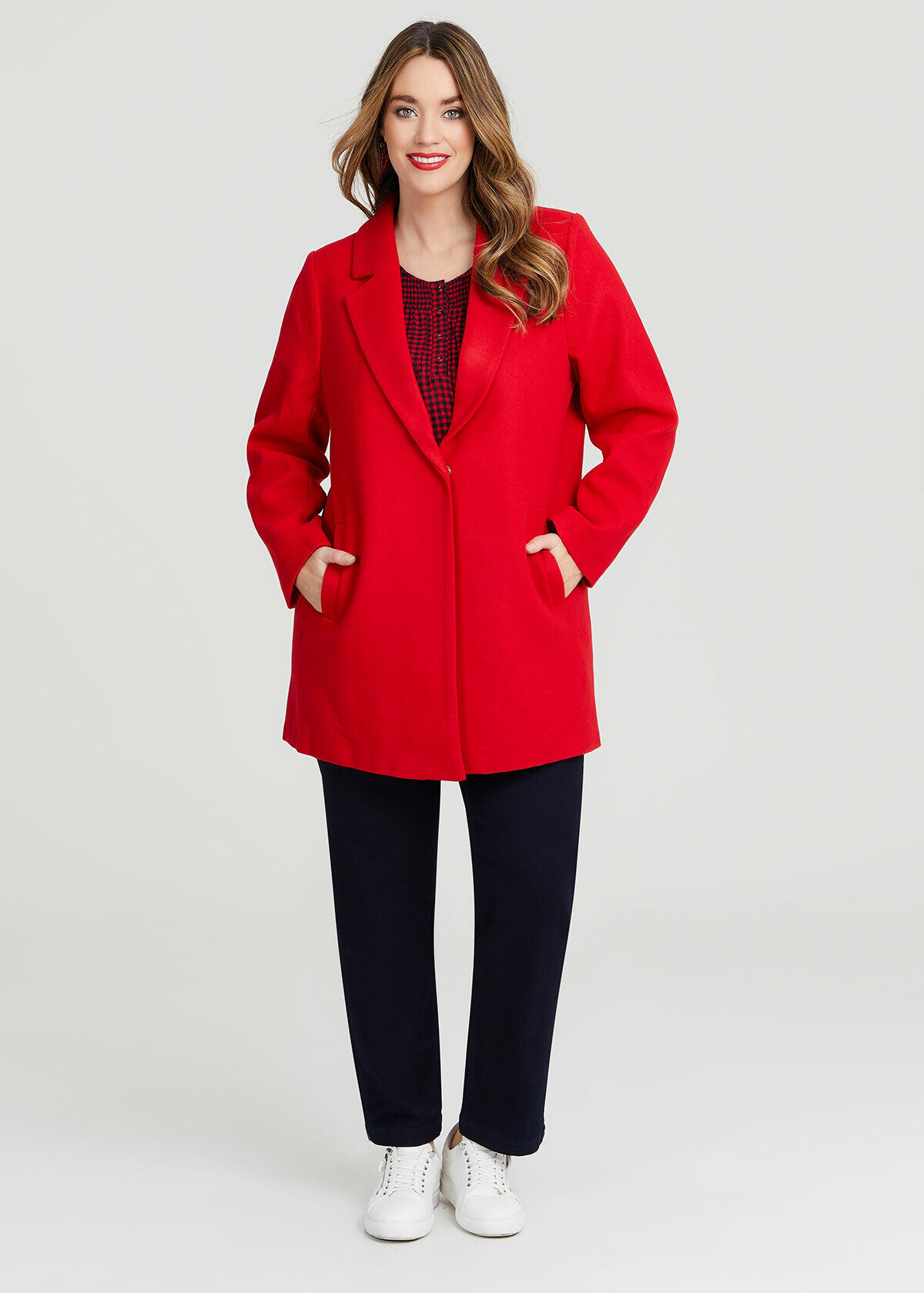 Plus Size Wool Blend Coat Sizes 12 30 Taking Shape