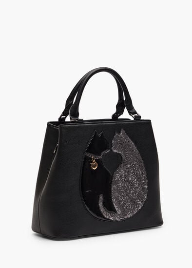 Kissing Cats Shoulder Bag
