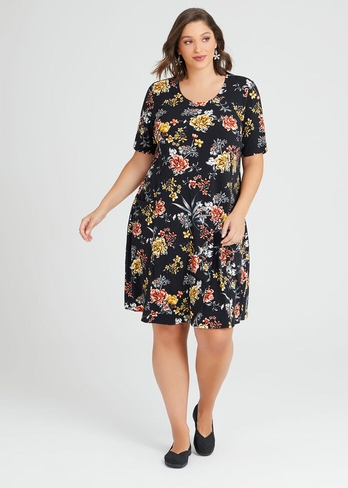 Shop Plus Size Alice Printed Dress in Floral | Taking Shape AU