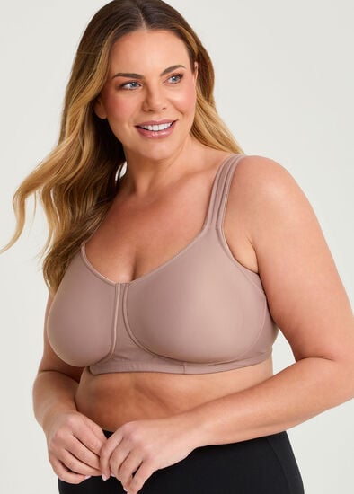 Plus Size Wirefree Side Smoothing T-shirt Bra
