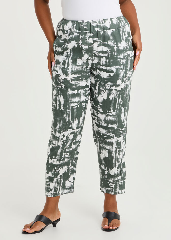 Linen Blend Drift Lantern Pant, , hi-res
