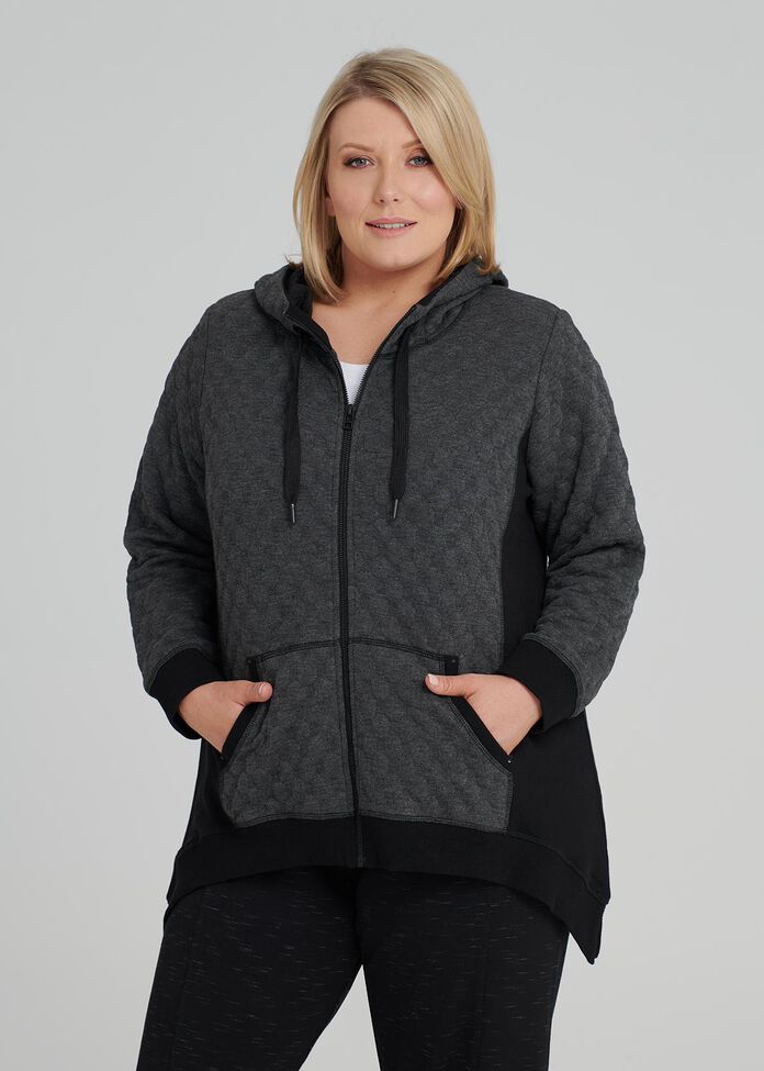 Bubble Luxe Zip Hoodie, , hi-res