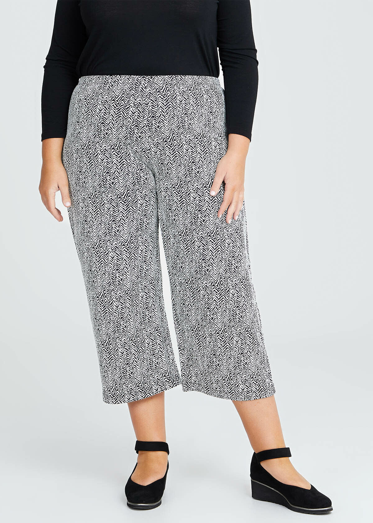 Plus size culotte sales pants