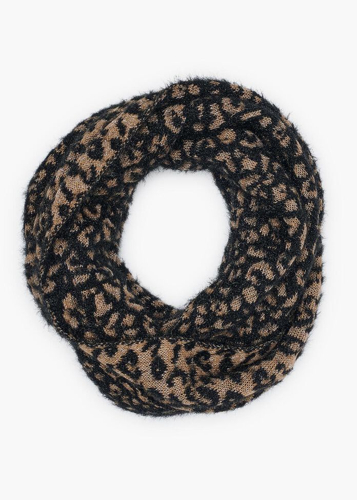 Animal Fuzzy Knit Snood, , hi-res
