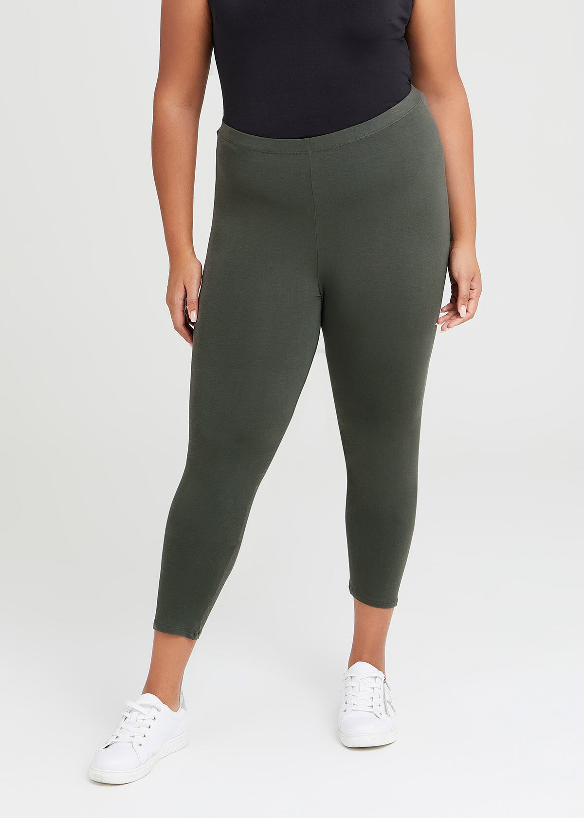 Plus Size Basic Leggings, Curve Sizes 