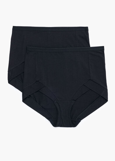 Plus Size 2 Pack Bamboo Everyday Briefs