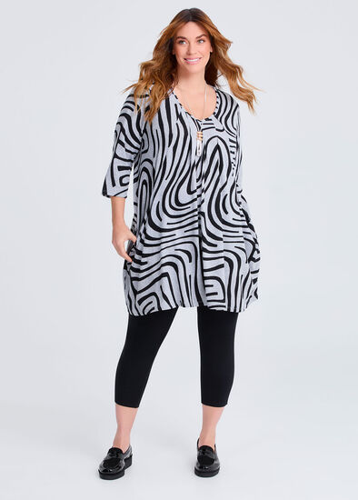 Plus Size Bamboo Breezy Crop Legging
