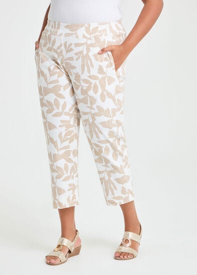Plus Size Print Bliss Stretch Taper Pant