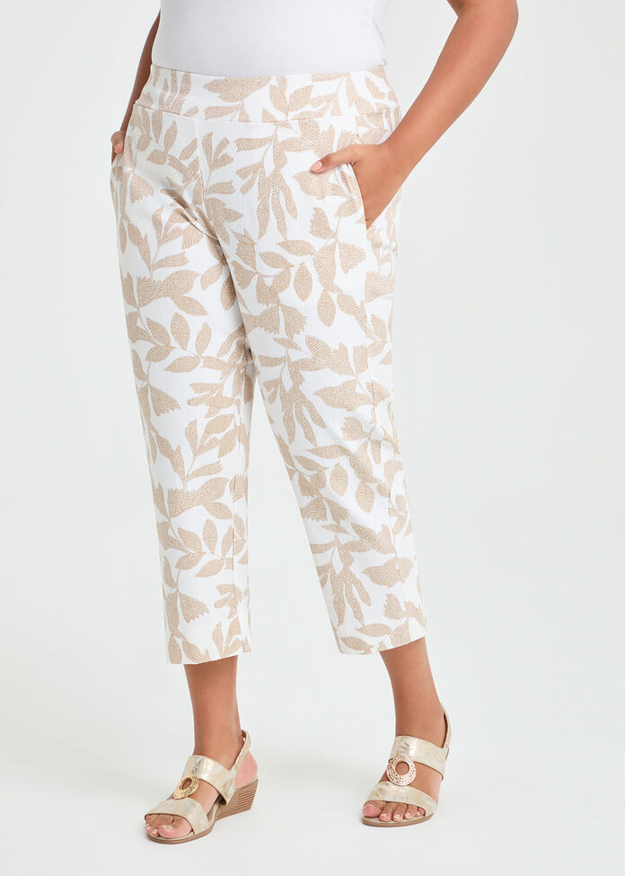 Print Bliss Stretch Taper Pant, , hi-res