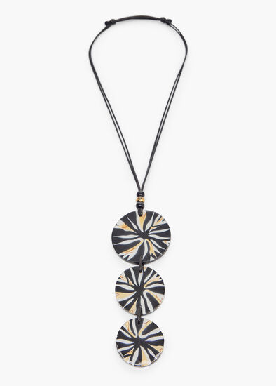Resin Swirl Necklace