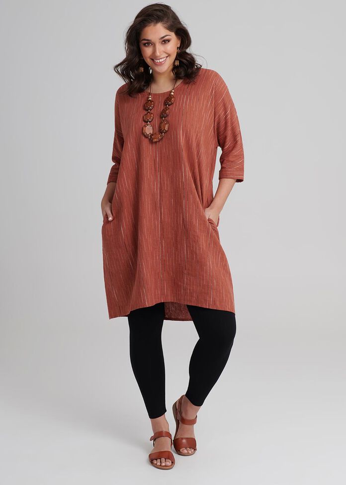 Linen Layla Dress, , hi-res