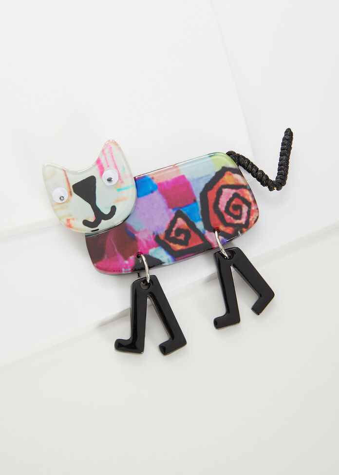Come Back Kitty Brooch, , hi-res