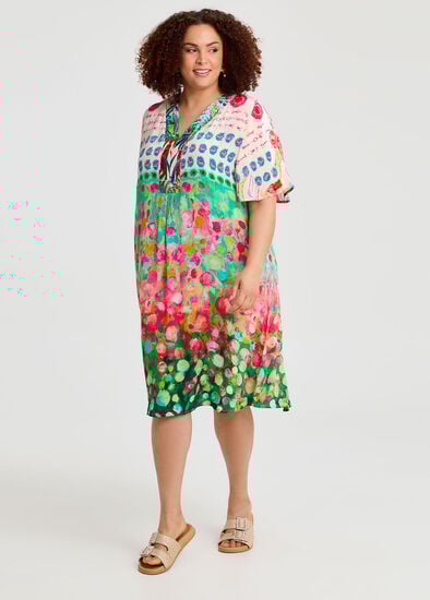 Plus Size Gelato Swing Natural Dress