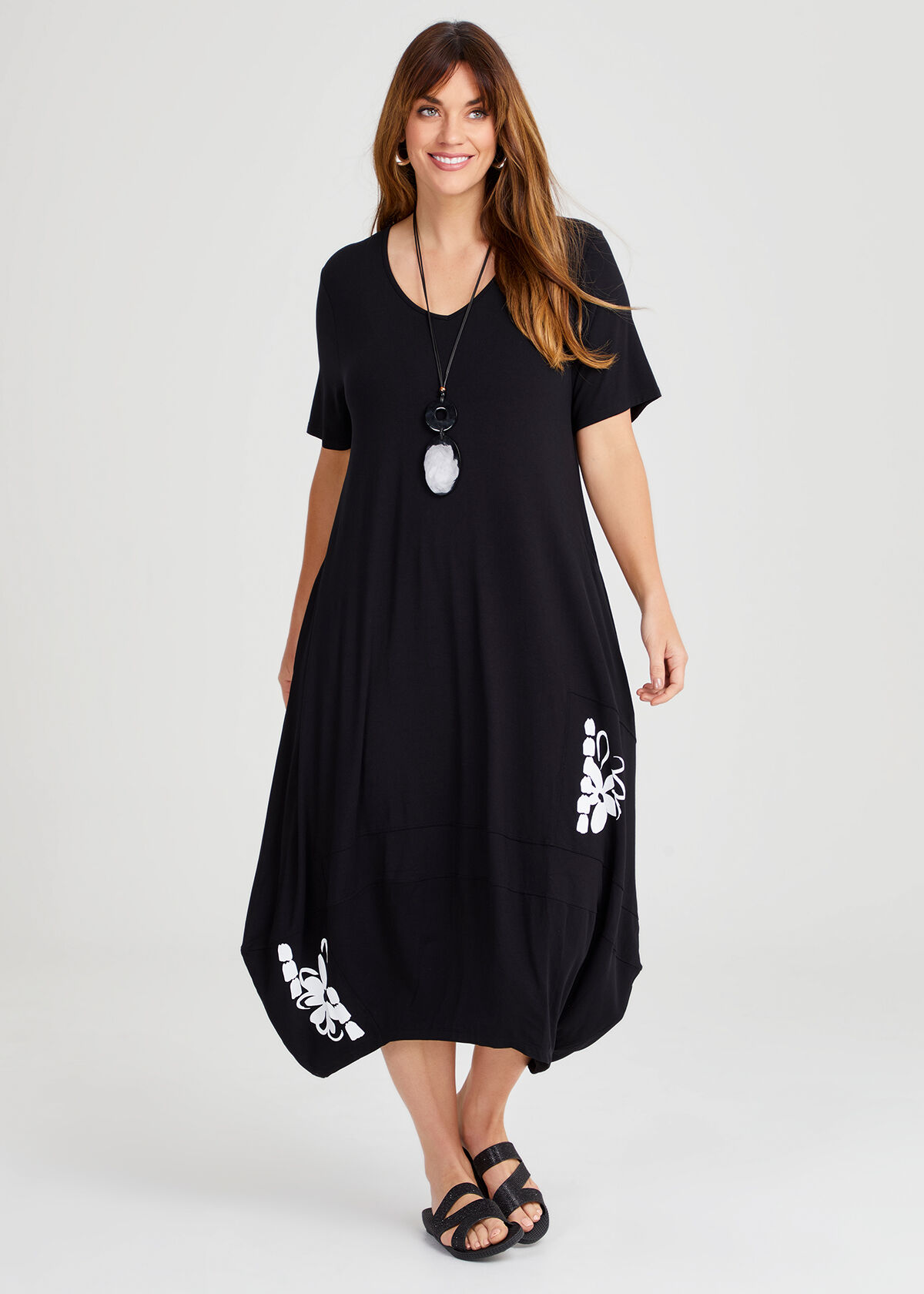 Floaty plus size dresses uk clearance