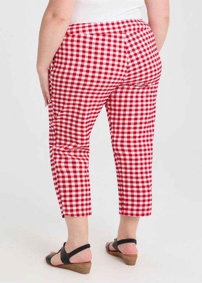 Petite Checkmate Stretch Pant, , hi-res