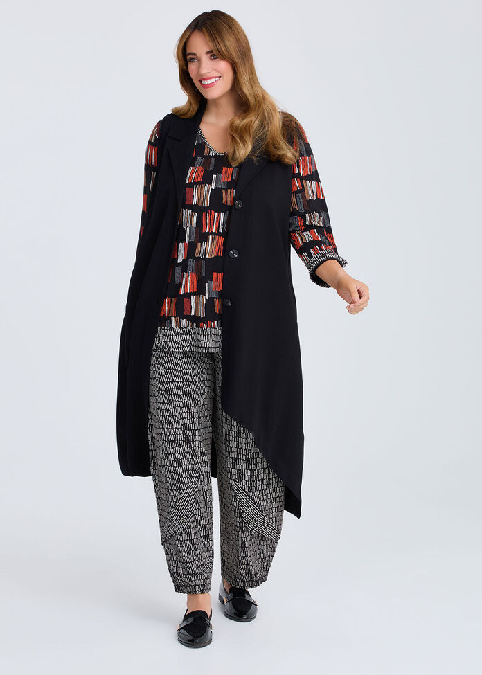 Lantern Pocket Natural Print Pant, , hi-res
