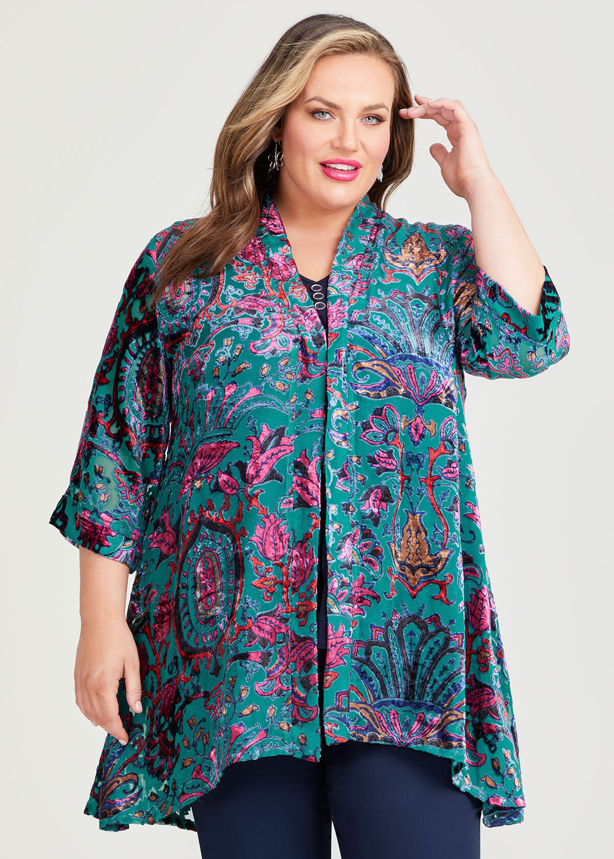 Plus Size Cardigans Long Short Sleeve Taking Shape USA