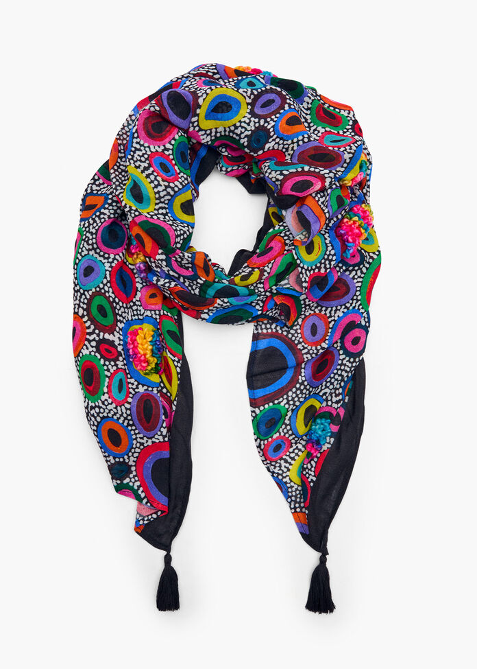 Circle Colour Scarf, , hi-res