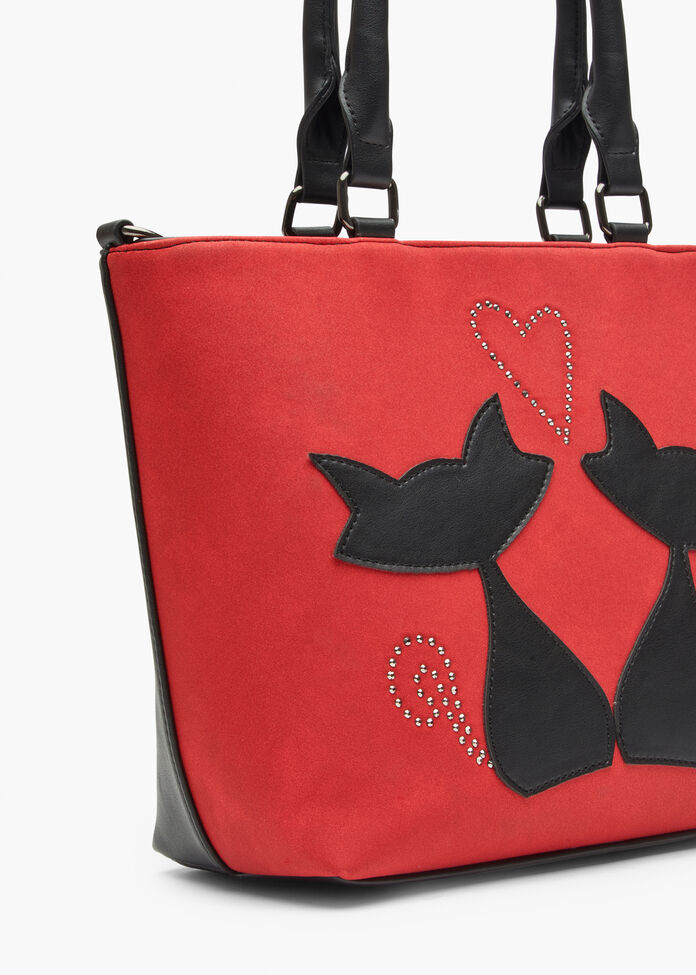 Cat Love Shoulder Bag, , hi-res