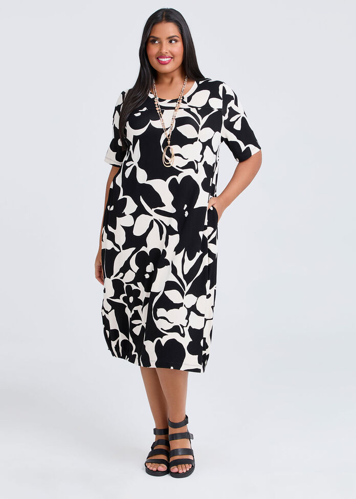 Natural Cassia Midi Dress, , hi-res