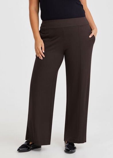Plus Size Ponte Harper Wide Leg Pant