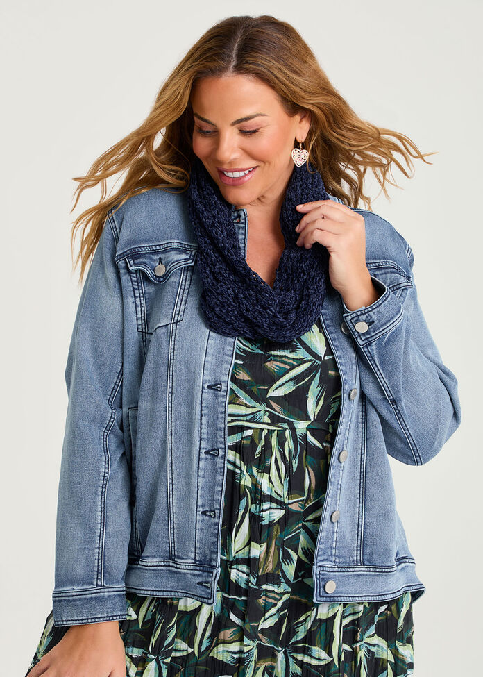 Chenille Light Weight Snood, , hi-res
