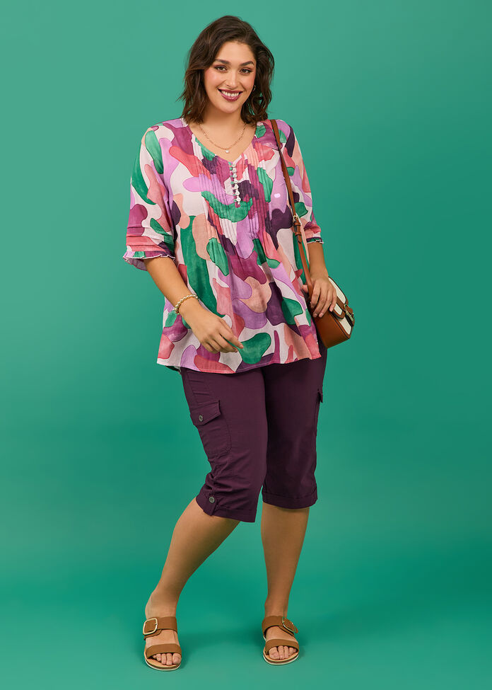 Castaway Rib Cargo Crop Pant, , hi-res