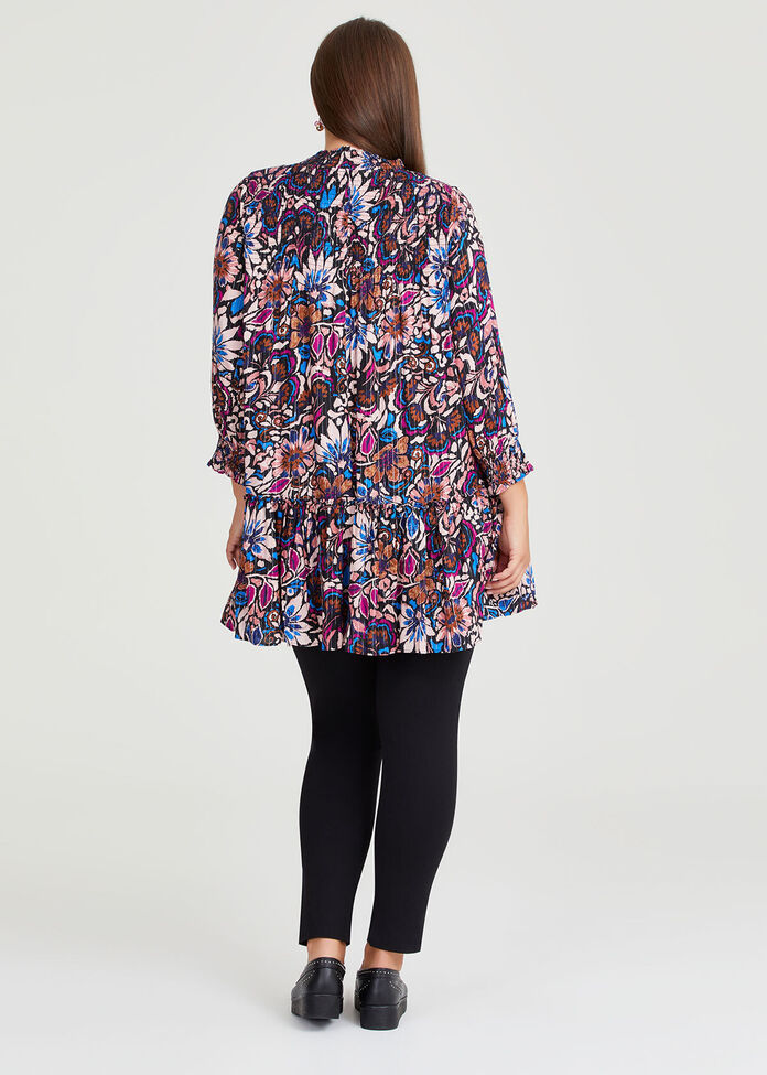 Shop Plus Size Natural Metallic Blair Tunic, Multi Taking Shape AU