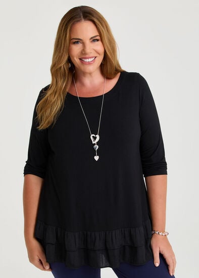 Plus Size Bamboo Luxe Gabrielle Top
