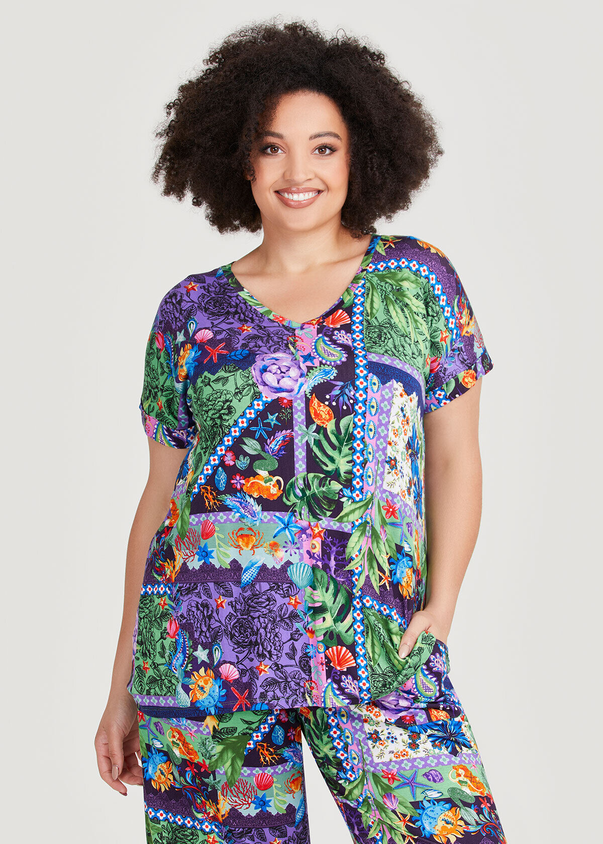 Plus size best sale bamboo sleepwear