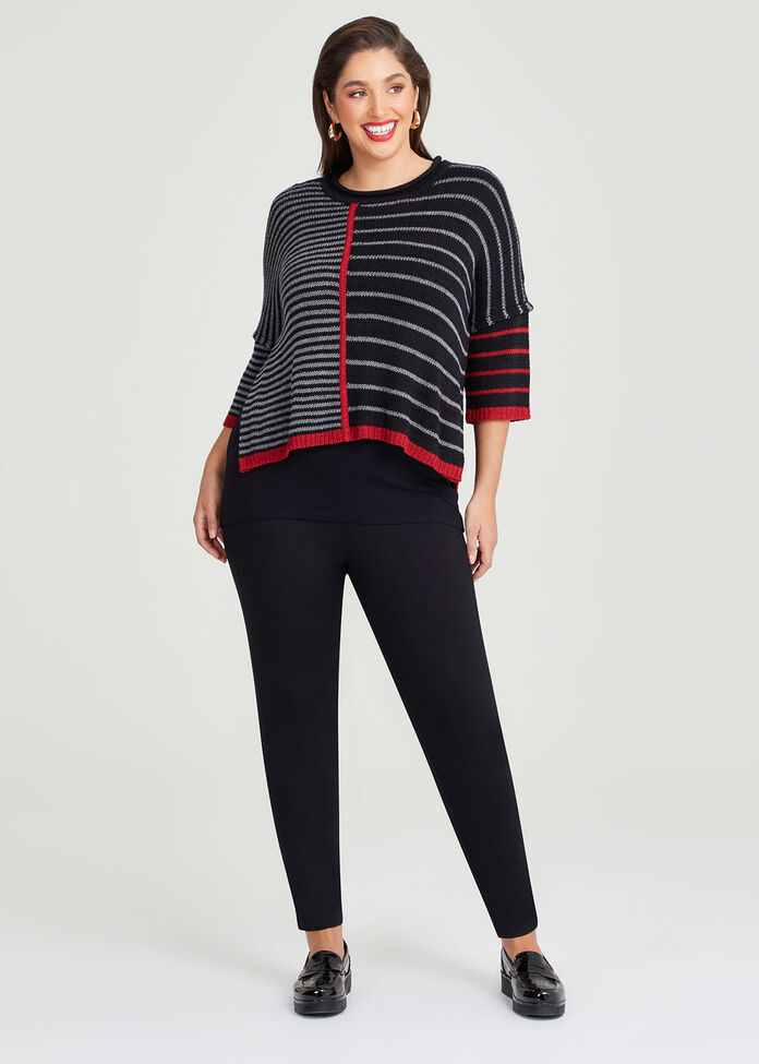 Mixed Stripe Jumper, , hi-res