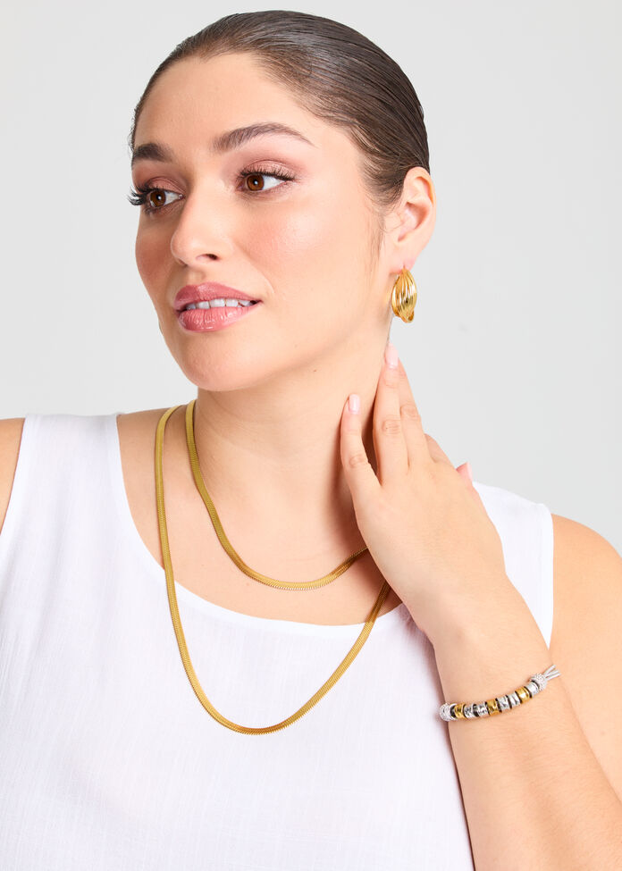 Premium Snake Chain Necklace, , hi-res