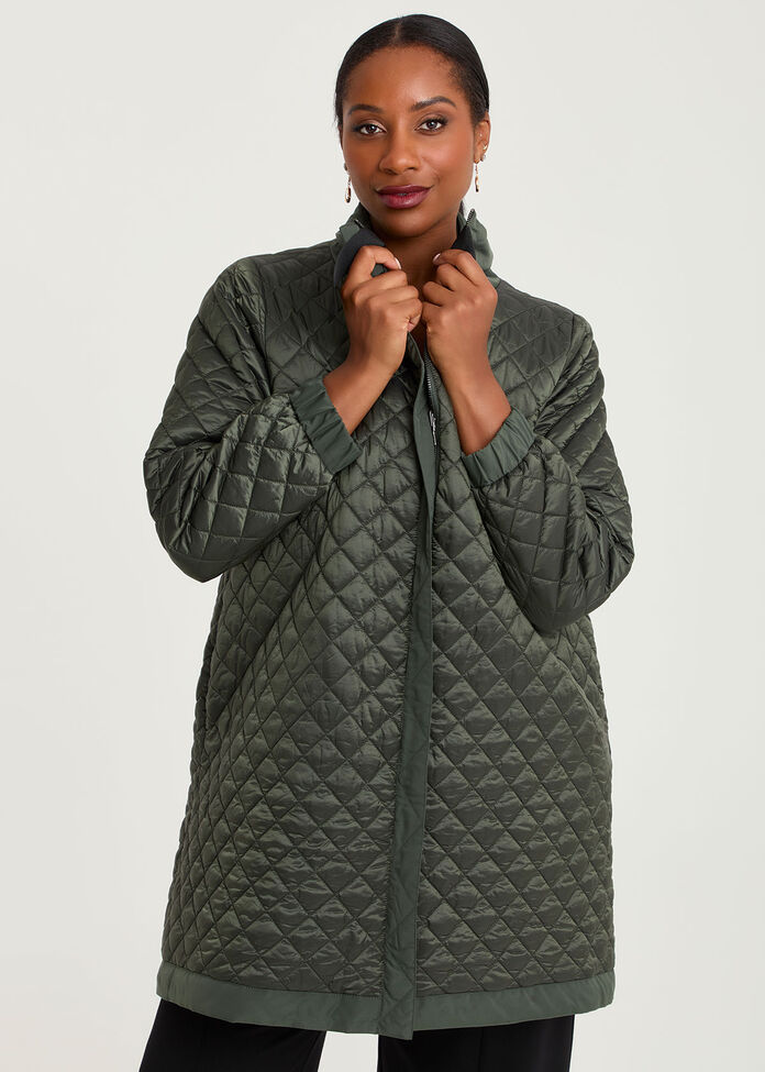 Reversible Ivy Shower Resist Jacket, IVY GREEN/BLACK, hi-res