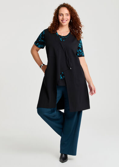 Plus Size Bamboo Ponte Vest