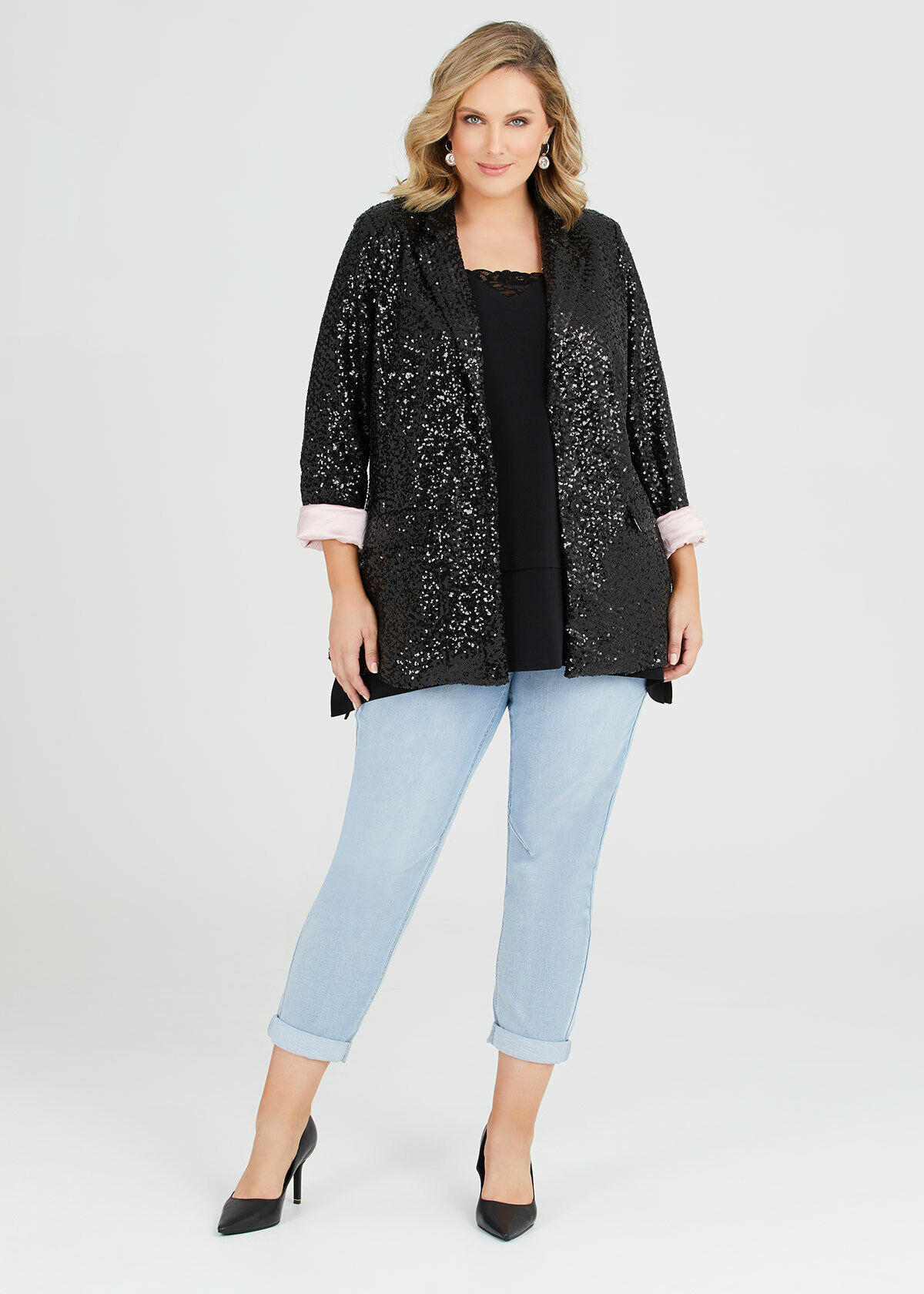 Sequin jacket cheap size 24