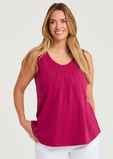 Plus Size Good Earth Australian Cotton Element Tank 