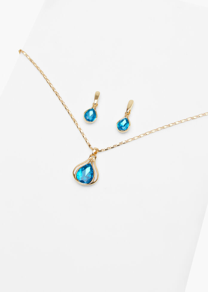 Pretty Necklace & Earring Set, , hi-res