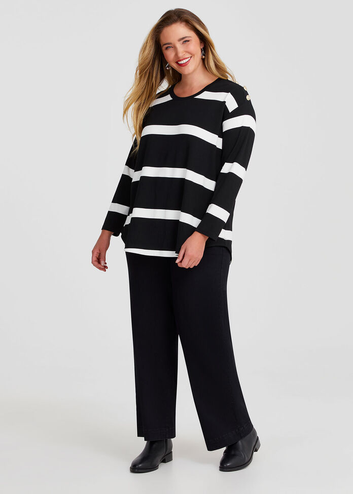 Organic Cotton Wide Leg Jean, , hi-res