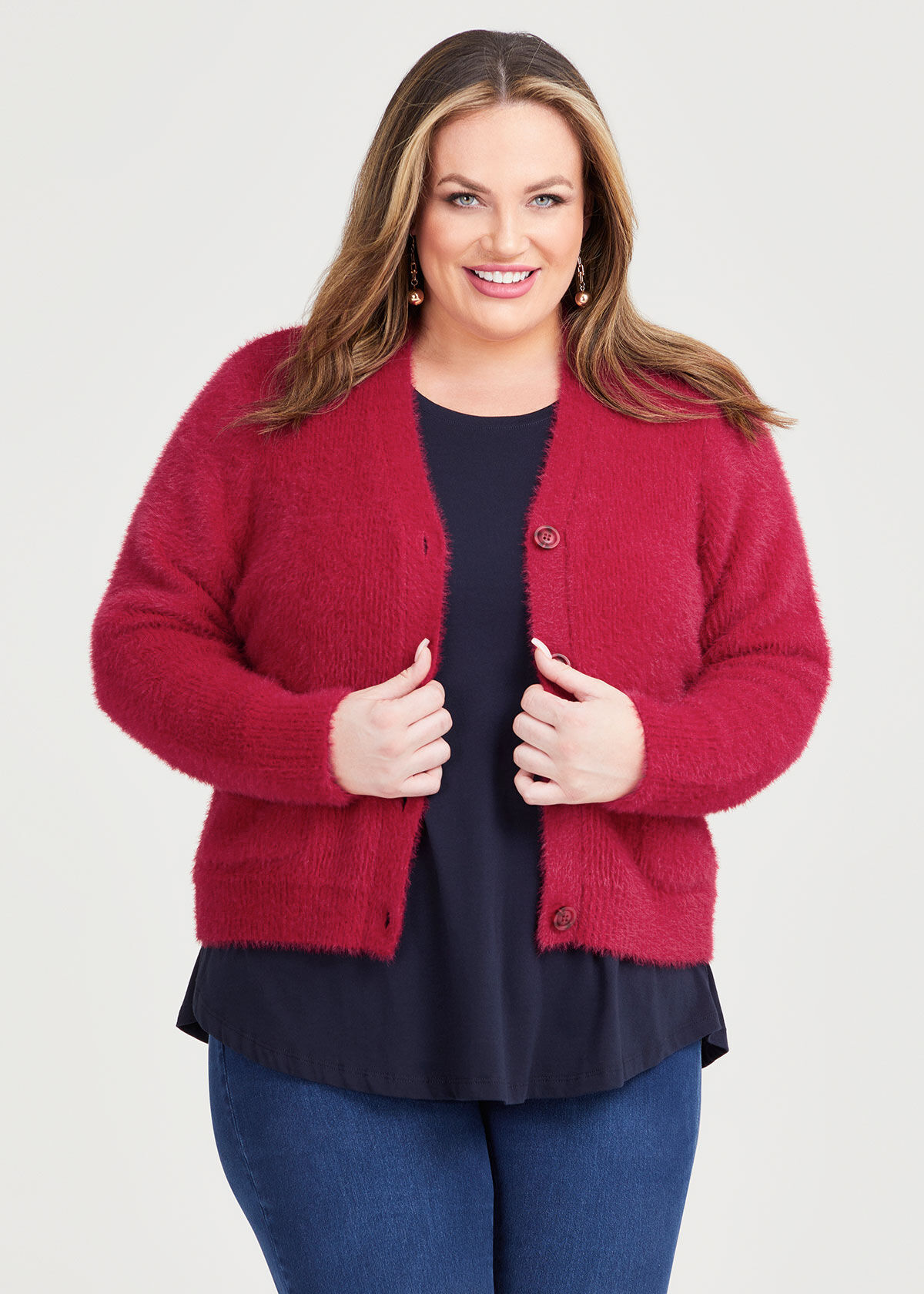 Plus size short cardigan discount