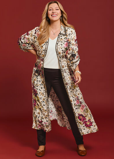 Plus Size Natural Briar Shirt Dress