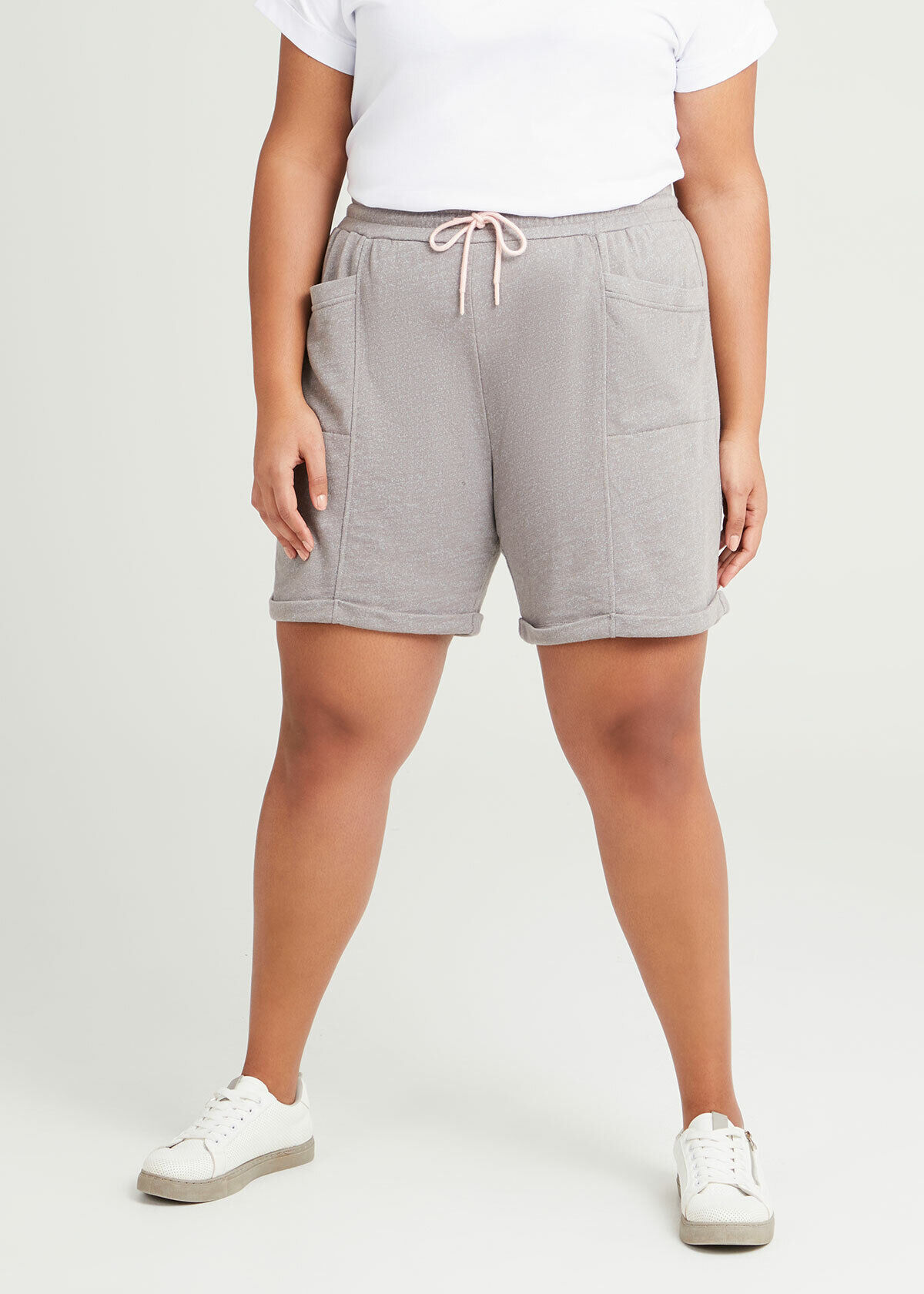 Plus size sweat shorts outlet