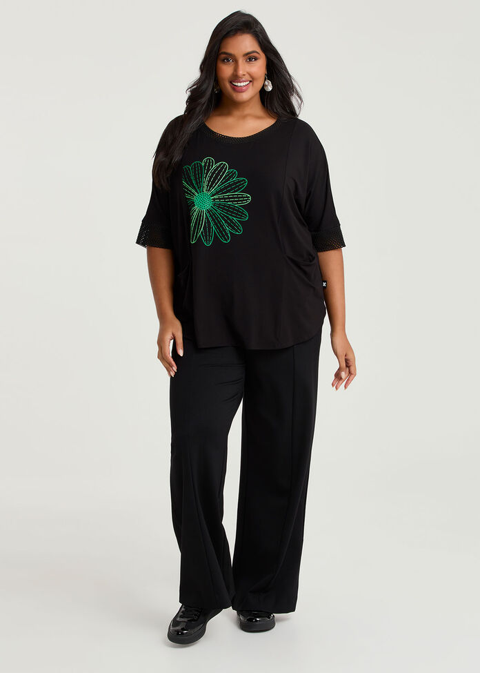 Natural Ella Daisy Top, , hi-res