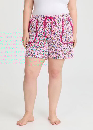 Plus Size Australian Cotton Spot Pj Short