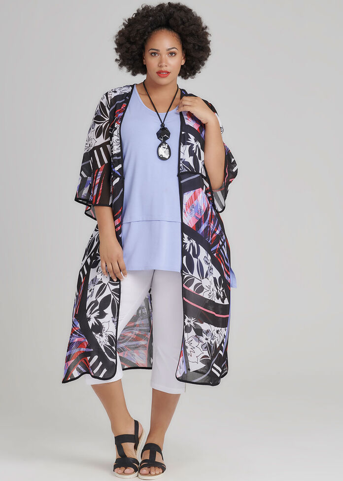 Bon Voyage Kimono, , hi-res