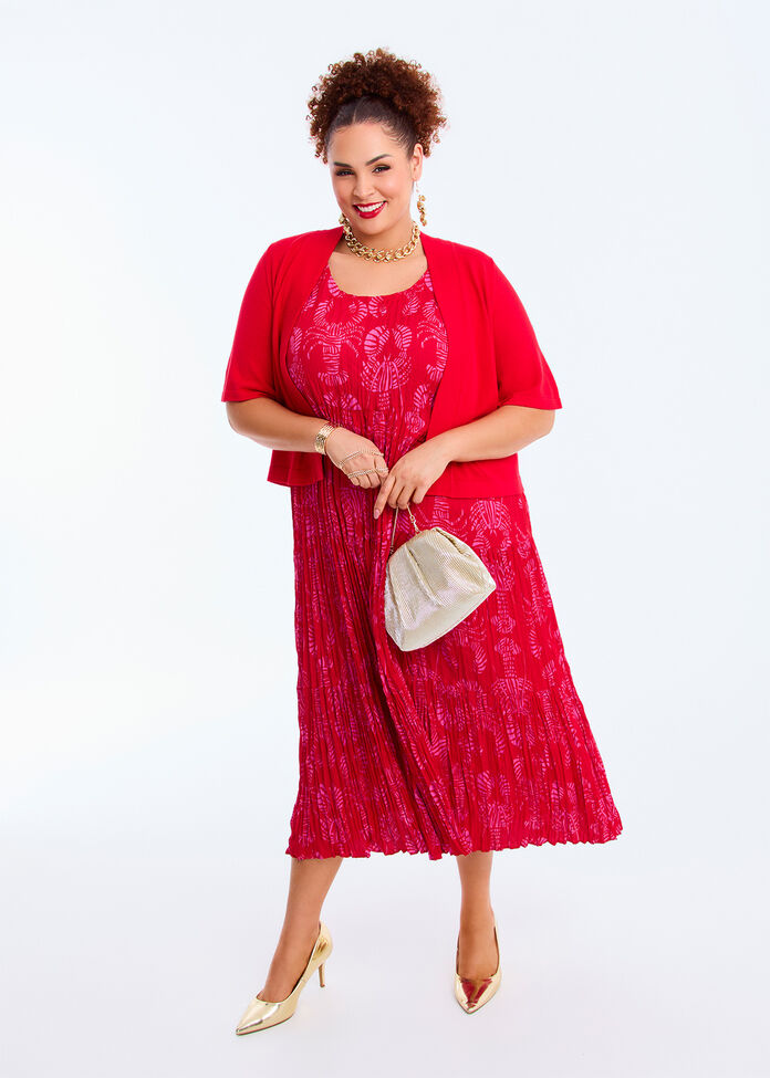 Sienna Pleat Dress, , hi-res