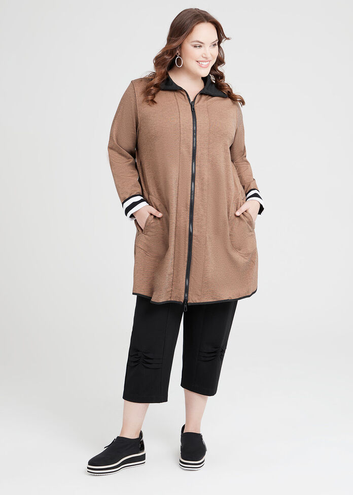 Shop Plus Size Ponte Reversible Express Jacket, Black | Taking Shape AU