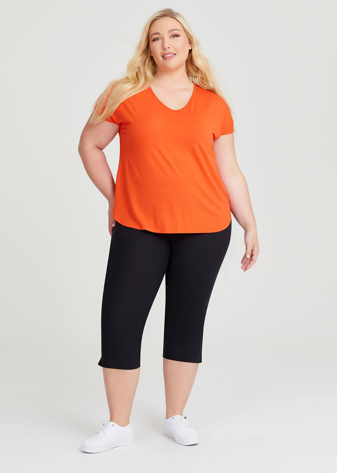 Natural Everyday V-neck T-Shirt, , hi-res