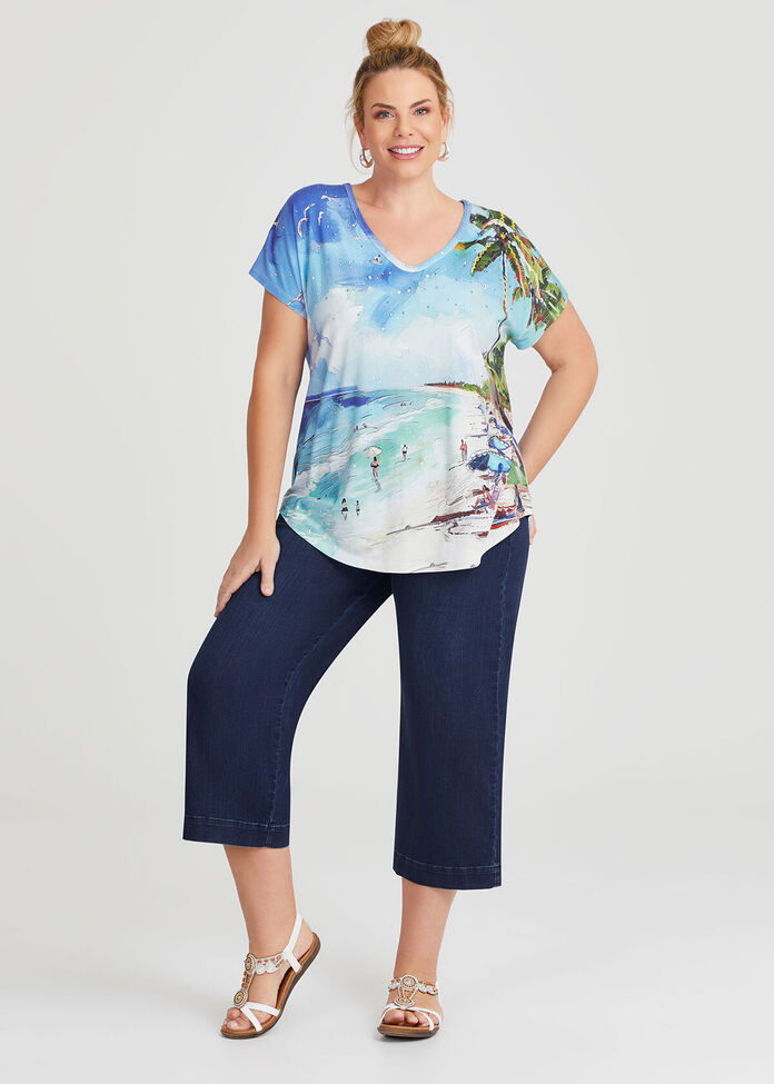 Cotton Majorca T-shirt, , hi-res