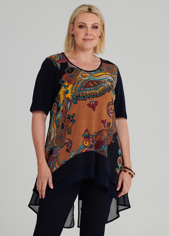 Paisley Luna Top, , hi-res