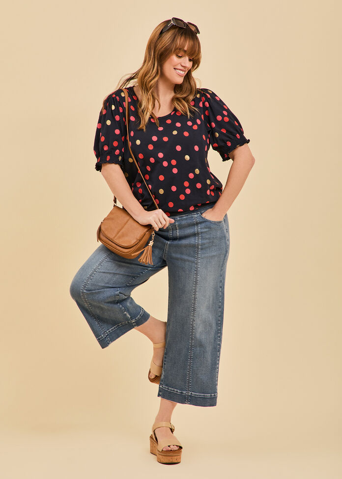 The Wide Leg Crop Jean, , hi-res